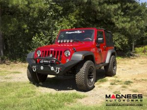 Jeep Wrangler JK Spartan Bumper High Clearance Ends w/Overrider - Front